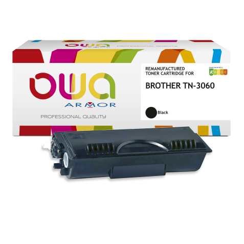 Toner remanufacturé OWA - haute capacité - Noir - pour BROTHER TN-3060