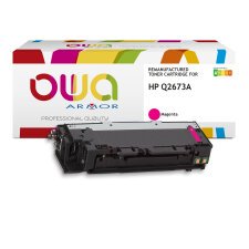 Toner remanufacturé OWA - standard - pour HP Q2673A