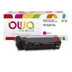 Toner remanufacturé OWA - standard - pour HP Q2673A
