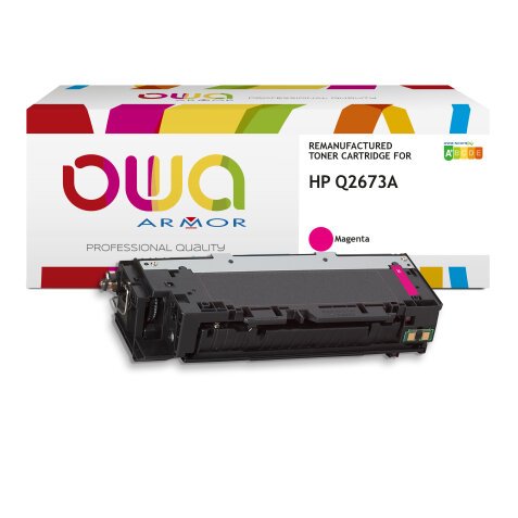 Toner remanufacturé OWA - standard - pour HP Q2673A