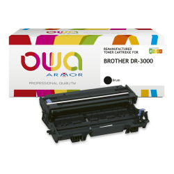 EN_Tambour remanufacturé OWA - standard - Noir - pour BROTHER DR-3000