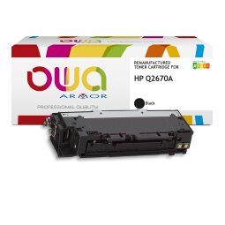 EN_Toner remanufacturé OWA - standard - Noir - pour HP Q2670A