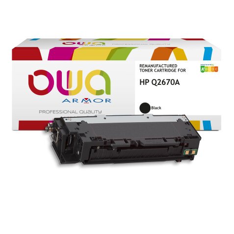 Toner remanufacturé OWA - standard - Noir - pour HP Q2670A