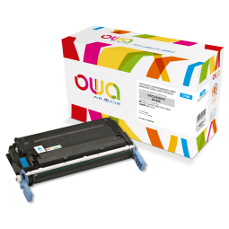 Toner remanufacturé OWA - standard - pour HP C9721A, CANON EP-85 C