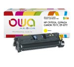 Toner remanufacturé OWA - standard - pour HP C9701A, Q3961A, CANON 701C, EP-87C
