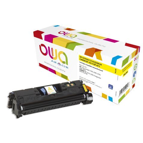 Toner remanufacturé OWA - standard - pour HP C9701A, Q3961A, CANON 701C, EP-87C