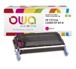 Toner remanufacturé OWA - standard - pour HP C9721A, CANON EP-85 C