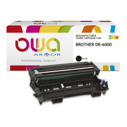 EN_Tambour remanufacturé OWA - standard - Noir - pour BROTHER DR-6000