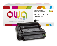 Toner remanufacturé OWA - standard - Noir - pour HP Q6511A, CANON 710