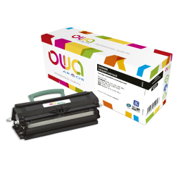 Toner remanufacturé OWA - haute capacité - Noir - pour LEXMARK 34036HE, 34016HE, DELL 593-10042, IBM 75P5710