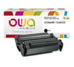 Toner remanufacturé OWA - haute capacité - Noir - pour LEXMARK 12A8325, 12A8425, 12A8644, IBM 75P6051