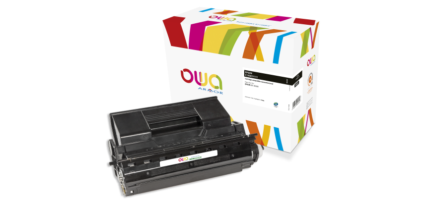 Toner remanufacturé OWA - standard - Noir - pour EPSON C13S051111