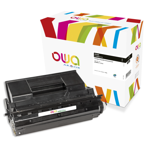 Toner remanufacturé OWA - standard - Noir - pour EPSON C13S051111