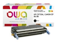 DE_Toner remanufacturé OWA - standard - Noir - pour HP C9730A, CANON EP-86 BK