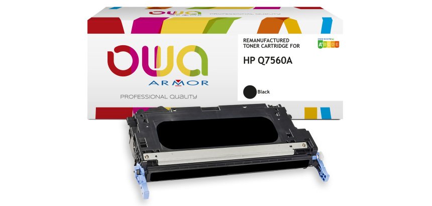 Toner remanufacturé OWA - standard - Noir - pour HP Q7560A