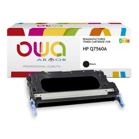 Toner remanufacturé OWA - standard - Noir - pour HP Q7560A