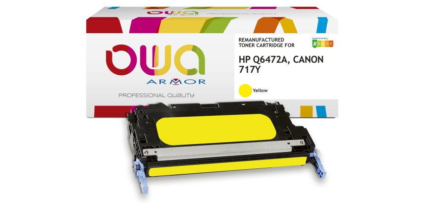 Toner remanufacturé OWA - standard - pour HP Q6471A, CANON 717C