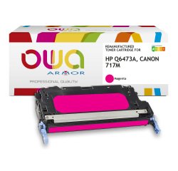 Toner remanufacturé OWA - standard - pour HP Q6471A, CANON 717C