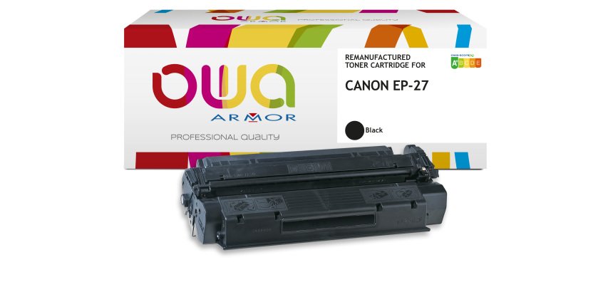 Toner remanufacturé OWA - standard - Noir - pour CANON EP-27