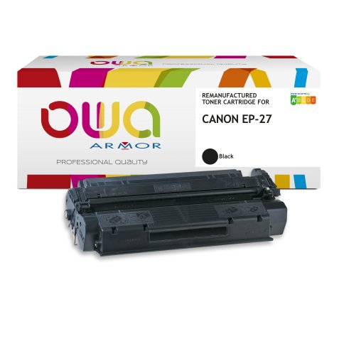 Toner remanufacturé OWA - standard - Noir - pour CANON EP-27