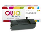 Toner remanufacturé OWA - standard - Noir - pour KYOCERA TK-55