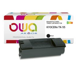 Toner remanufacturé OWA - standard - Noir - pour KYOCERA TK-55