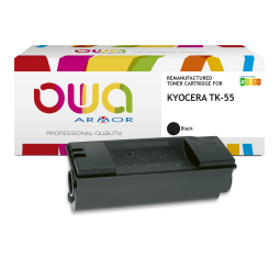 EN_Toner remanufacturé OWA - standard - Noir - pour KYOCERA TK-55