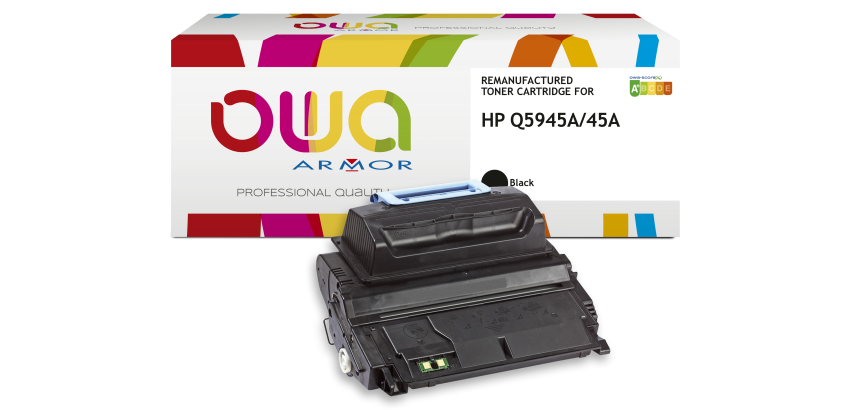 Toner remanufacturé OWA - standard - Noir - pour HP Q5945A
