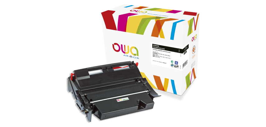 Toner remanufacturé OWA - haute capacité - Noir - pour LEXMARK 64036HE, 64016HE, DELL 593-10130, IBM 75P6960