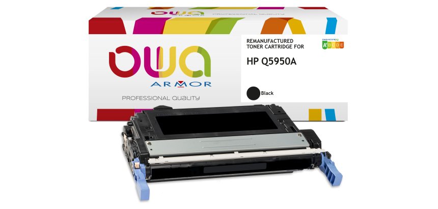 Toner remanufacturé OWA - standard - Noir - pour HP Q5950A