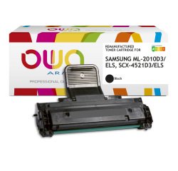 EN_Toner remanufacturé OWA - standard - Noir - pour SAMSUNG ML-2010D3/ELS, SCX-4521D3/ELS