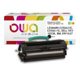 Toner remanufacturé OWA - standard - Noir - pour LEXMARK E250A21E, E250A11E, DELL 593-10238, IBM 39V1637