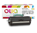Toner remanufacturé OWA - haute capacité - Noir - pour LEXMARK E352H21E, E352H11E, DELL 593-10237, IBM 39V1641