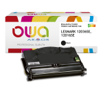 Toner remanufacturé OWA - standard - Noir - pour LEXMARK 12036SE, 12016SE