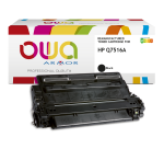 Toner remanufacturé OWA - standard - Noir - pour HP Q7516A