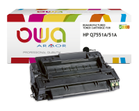 Toner remanufacturé OWA - standard - Noir - pour HP Q7551A