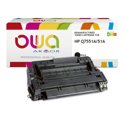 Toner remanufacturé OWA - standard - Noir - pour HP Q7551A