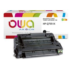 EN_Toner remanufacturé OWA - haute capacité - Noir - pour HP Q7551X