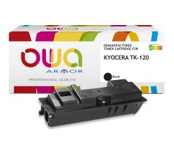 Toner remanufacturé OWA - standard - Noir - pour KYOCERA TK-120