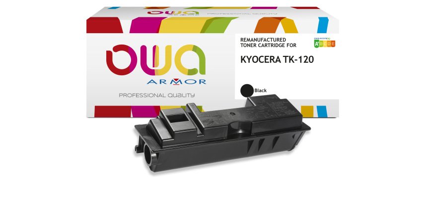 Toner remanufacturé OWA - standard - Noir - pour KYOCERA TK-120
