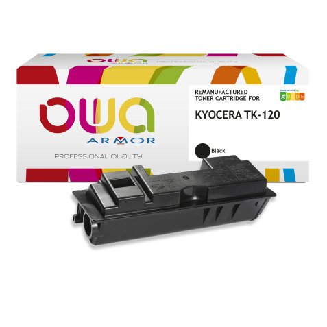 Toner remanufacturé OWA - standard - Noir - pour KYOCERA TK-120