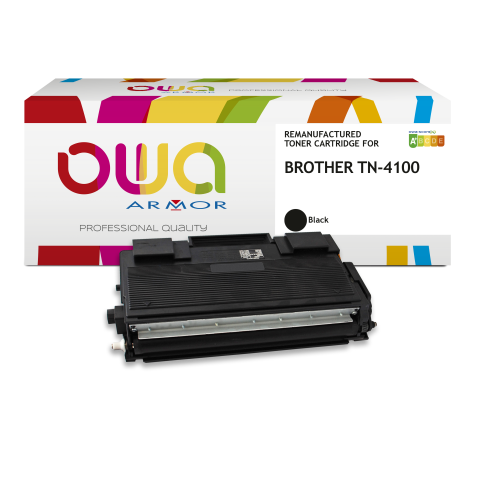 Toner remanufacturé OWA - standard - Noir - pour BROTHER TN-4100