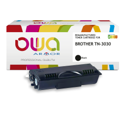 EN_Toner remanufacturé OWA - standard - Noir - pour BROTHER TN-3030