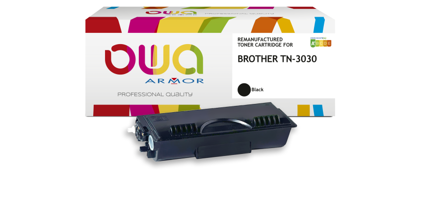 Toner remanufacturé OWA - standard - Noir - pour BROTHER TN-3030