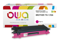 Toner remanufacturé OWA - haute capacité - pour BROTHER TN-135C