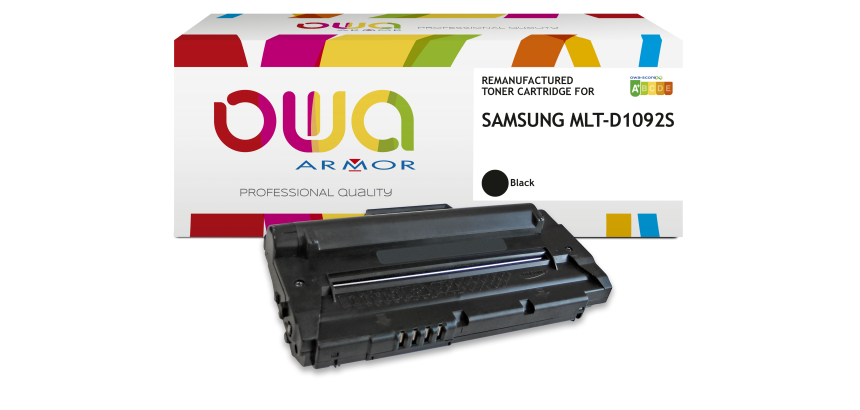 Toner remanufacturé OWA - standard - Noir - pour SAMSUNG MLT-D1092S/ELS