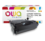 Toner remanufacturé OWA - haute capacité - Noir - pour LEXMARK T650H21E, DELL 593-11046, IBM 39V2511, TOSHIBA 6B000000475