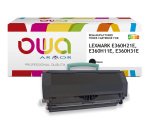 Toner remanufacturé OWA - haute capacité - Noir - pour LEXMARK E360H21E, E360H11E, E360H31E
