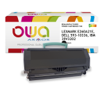 Toner remanufacturé OWA - standard - Noir - pour LEXMARK E260A21E, DELL 593-10336, IBM 39V3202, 39V3713, OLIVETTI B0960