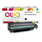 EN_Toner remanufacturé OWA - standard - Noir - pour HP CE250A, CANON 723BK